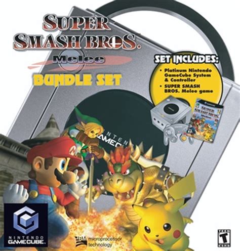 Super Smash Melee Nintendo Gamecube System Bundle New For Sale Dkoldies