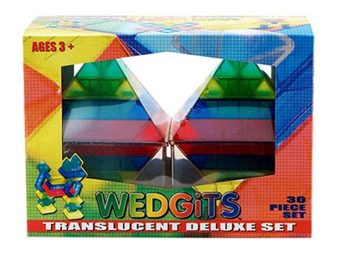 Wedgits Translucent Deluxe Set Fat Brain Toys