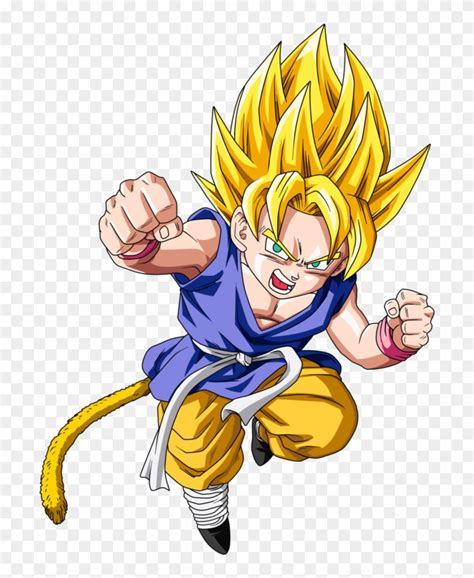 Dragon ball goku super saiyan god illustration, dragon ball heroes goku vegeta piccolo cell, goku, chibi, fictional character png. Ssj Kid Goku Update By Boscha196 - Dragon Ball Gt Goku ...