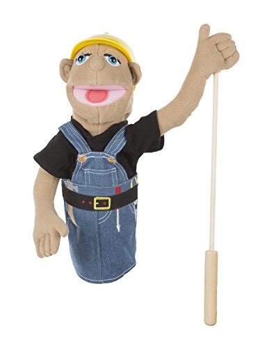 Melissa And Doug Construction Worker Puppet With Detachable