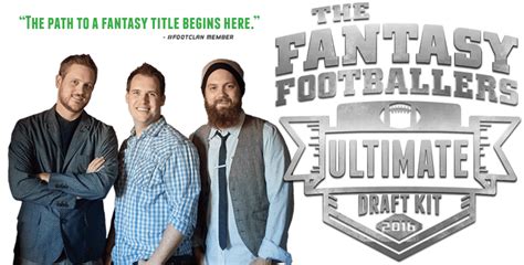 Fantasy football at it's very best. The Ultimate Fantasy Football Draft Kit - The Fantasy ...