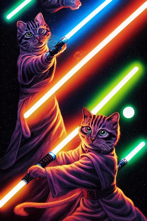 Artstation Jedi Cats