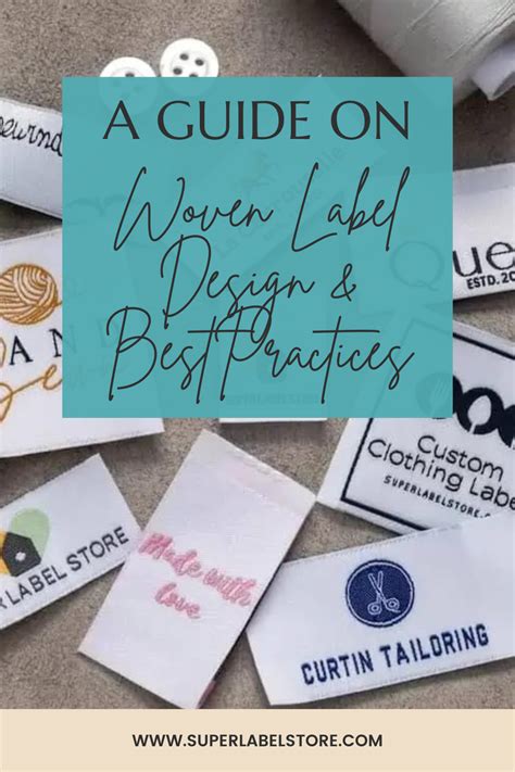 A Guide On Woven Label Design And Best Practices Custom Woven Labels