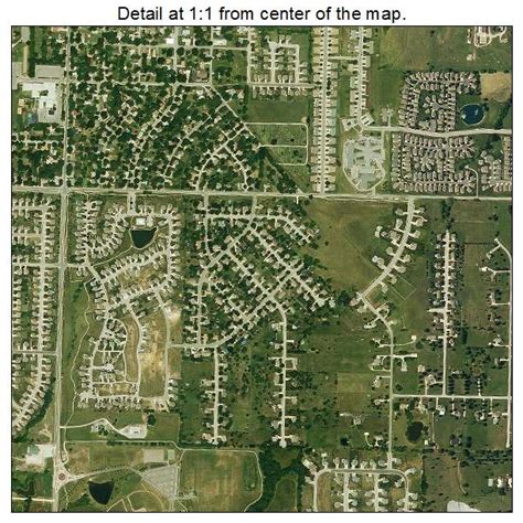 Aerial Photography Map Of Raymore Mo Missouri