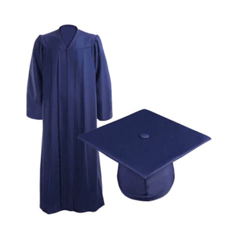 Set Navy Blue Caps And Gowns