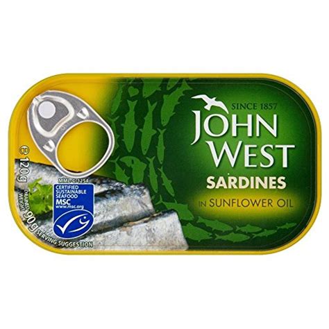 John West Sardines In Sunflower Oil 120g Pack Of 2