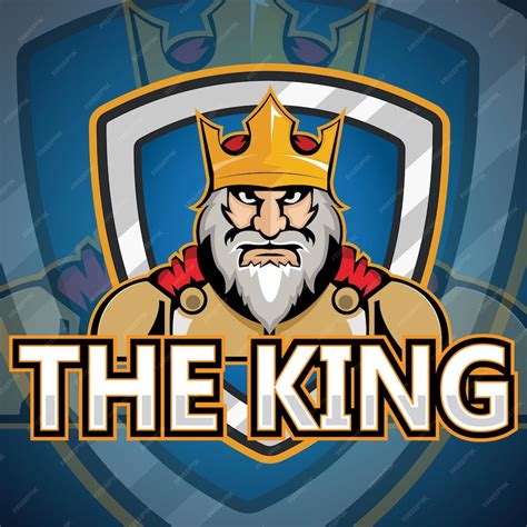 Premium Vector King Mascot Logo Design