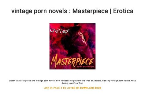 Vintage Porn Novels Masterpiece Erotica