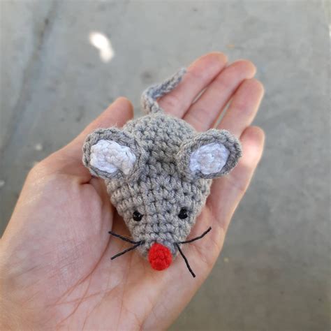 Free Crochet Mouse Pattern Easy To Follow Mouse Pdf Pattern Etsy