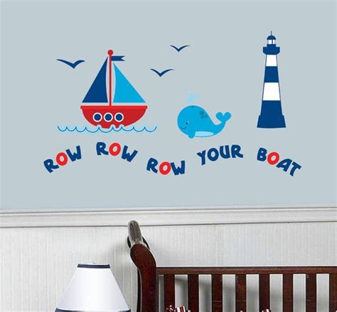 Nautical Nursery Wall Decals Boat Decal Nautical By Styleawall 5499
