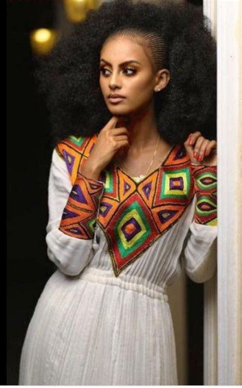 Ethiopian Habesha Dress In 2022 Ethiopian Traditional Dress