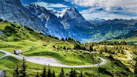Eiger Mountain Grindelwald Switzerland Wallpapers Wallpaper Cave