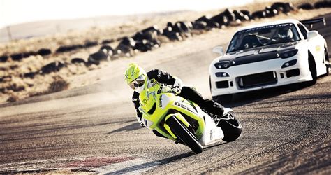 Motorcycle Vs Car Drift Battle 5 No Car No Fun Muscle Cars And