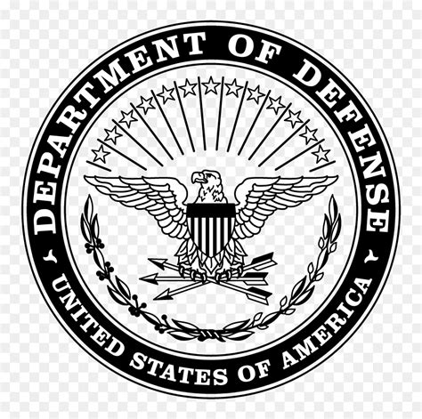 Dod Seal Png Department Of Defense Black And White Logo