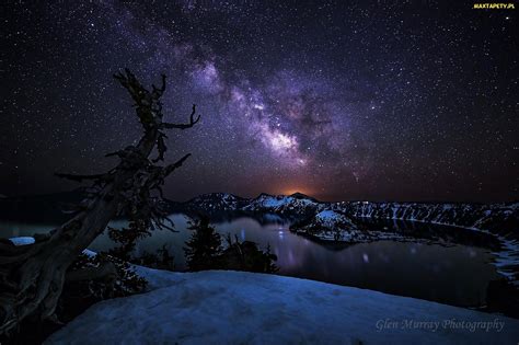 Tapety Zdjęcia Jezioro Góry Gwiazdy Droga Mleczna Noc Niebo