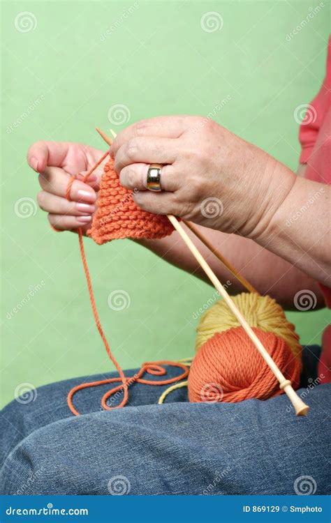 Knitting Stock Image Image Of Needle Perl Recreation 869129