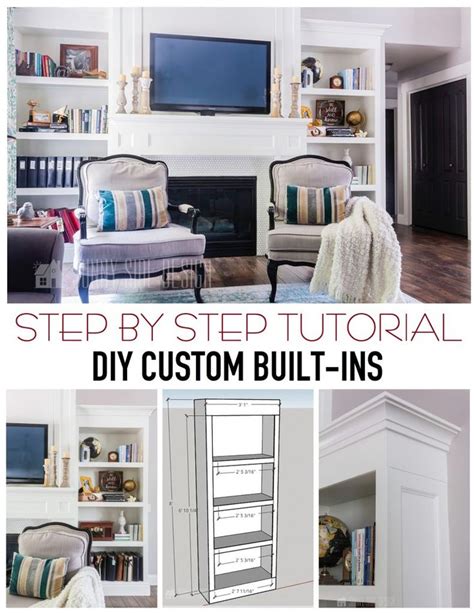 Diy Built In Bookcase A Step By Step Guide Built In Bookcase Built