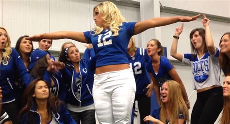 Colts Cheerleaders Perform Their Own Version Of Ric Flairs Amazing