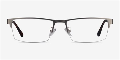 Travis Rectangle Silver Glasses For Men Eyebuydirect Canada