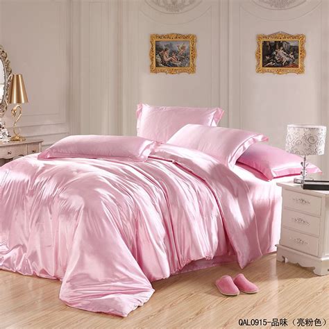 Taste Light Pink Bedding Silk Bedding Light Pink Bedding Pink Bedding