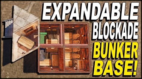 Expandable Blockade Bunker Base Soloduotrio Rust Base Design