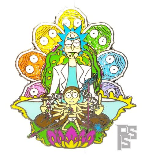 Rick And Morty Flow Wars Return Of The One True Morty Lapel Pin