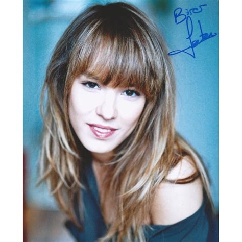 Autographe Elodie Fontan