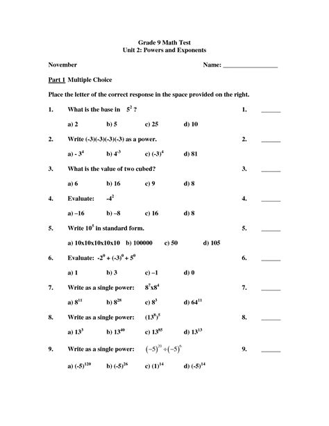 Here's the place to start. 18 Best Images of Math Test Worksheets - 100 Problem Math ...