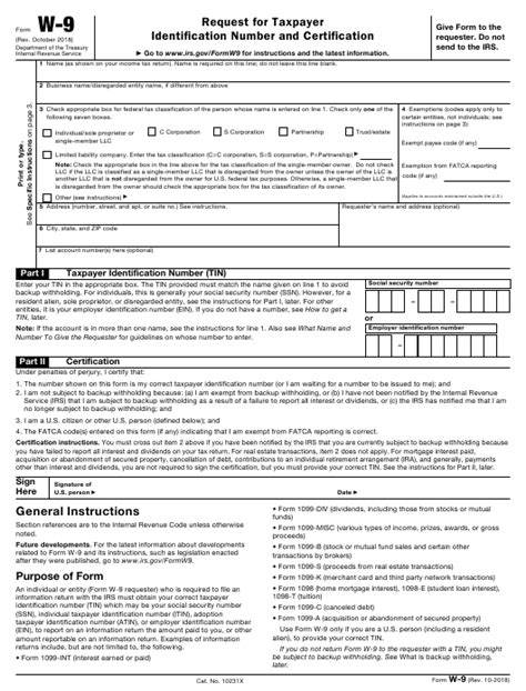 Start a free trial now to save yourself time and money! IRS Form W-9 Download Fillable PDF or Fill Online Request ...