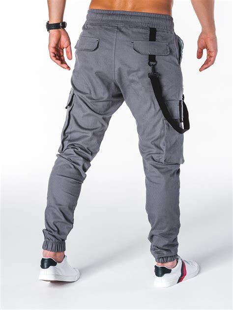 Mens Pants Joggers P716 Grey Modone Wholesale Clothing For Men
