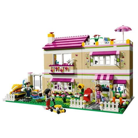 Lego® Friends Girls Olivias Play House W Three Mini Doll Figures