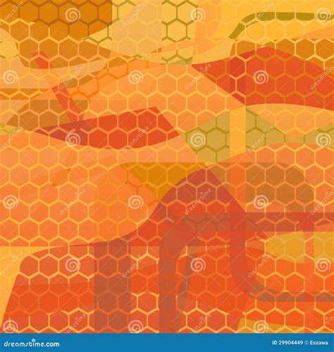 Vector Abstract Background Honeycomb Stock Vector Illustration Of