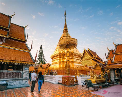 It is a sacred site to many thai people. - Couple visiting Wat Phra That Doi Suthep, Chiang Mai ...