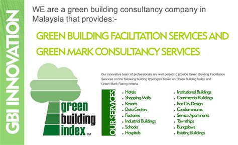 Green Building Index Malaysia Sustainability In Built Environment