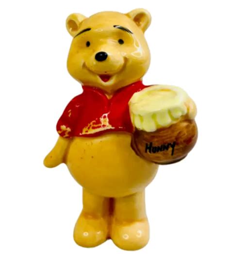 Winnie The Pooh Figure Made In Japan Walt Disney Ceramic Honey Pot Hunny Vintage 1300 Picclick