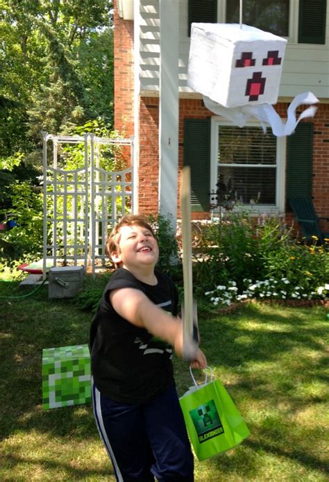 An Epic Minecraft Birthday Party With Games And Printables