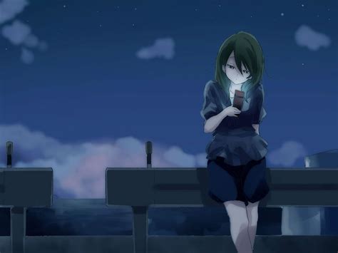 Lonely Anime Girl Wallpapers Top Free Lonely Anime Girl Backgrounds