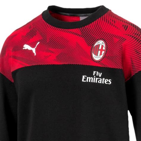 Join our growing ac milan supporters community over at the red & black forums and entertain yourself by. Sudadera negra presentación AC Milan crew sweat 2019/20 ...