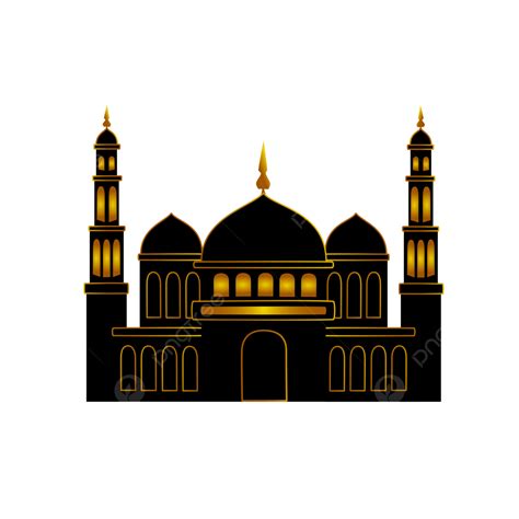 Mosque Illustration Vector Design Images Mosque Transparent