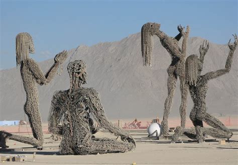 30 Burning Man Art Installations Widewalls Penrose Triangle Burning