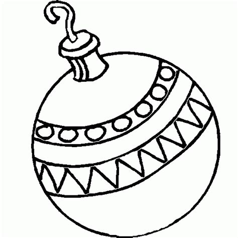 Coloriage boule de noël à imprimer