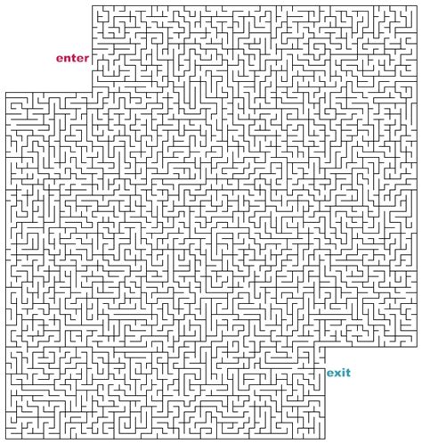 Mazes To Print Hard Cutout Mazes