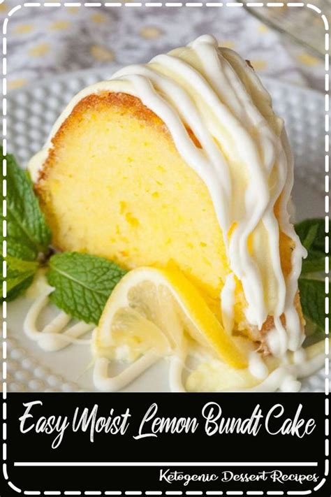 Easy Moist Lemon Bundt Cake Vegan Recipe Blog