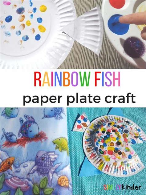 Rainbow Fish Paper Plate Craft Simply Kinder