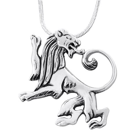 Sterling Silver Reversed Lion Of Judah Necklace Lion Of Judah Jewish