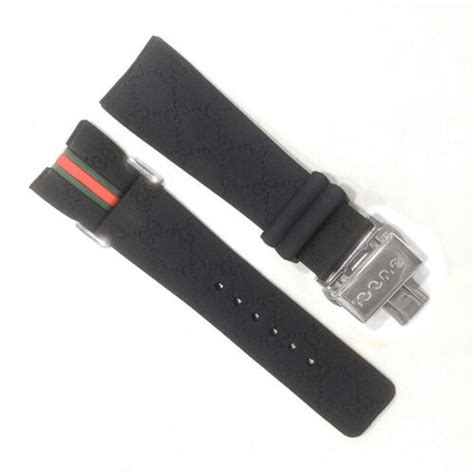 26mm Rubber Replacement Watch Strap For I Gucci Digital Mens Watch