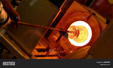 Glass Blowing Furnace Image And Photo Free Trial Bigstock
