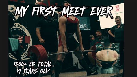 My First Powerlifting Meet Youtube