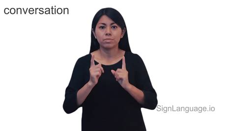 Conversation In Asl Example 2 American Sign Language