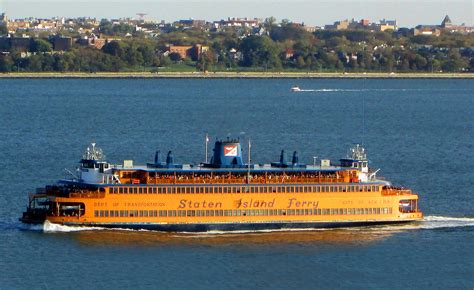 Staten Island Ferry In New York Upper Bay - Love's Photo Album